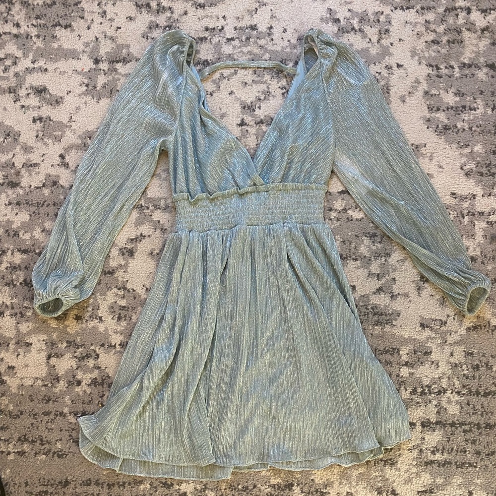 NWT Ever New Melbourne Rosalia Plisse Mini Dress